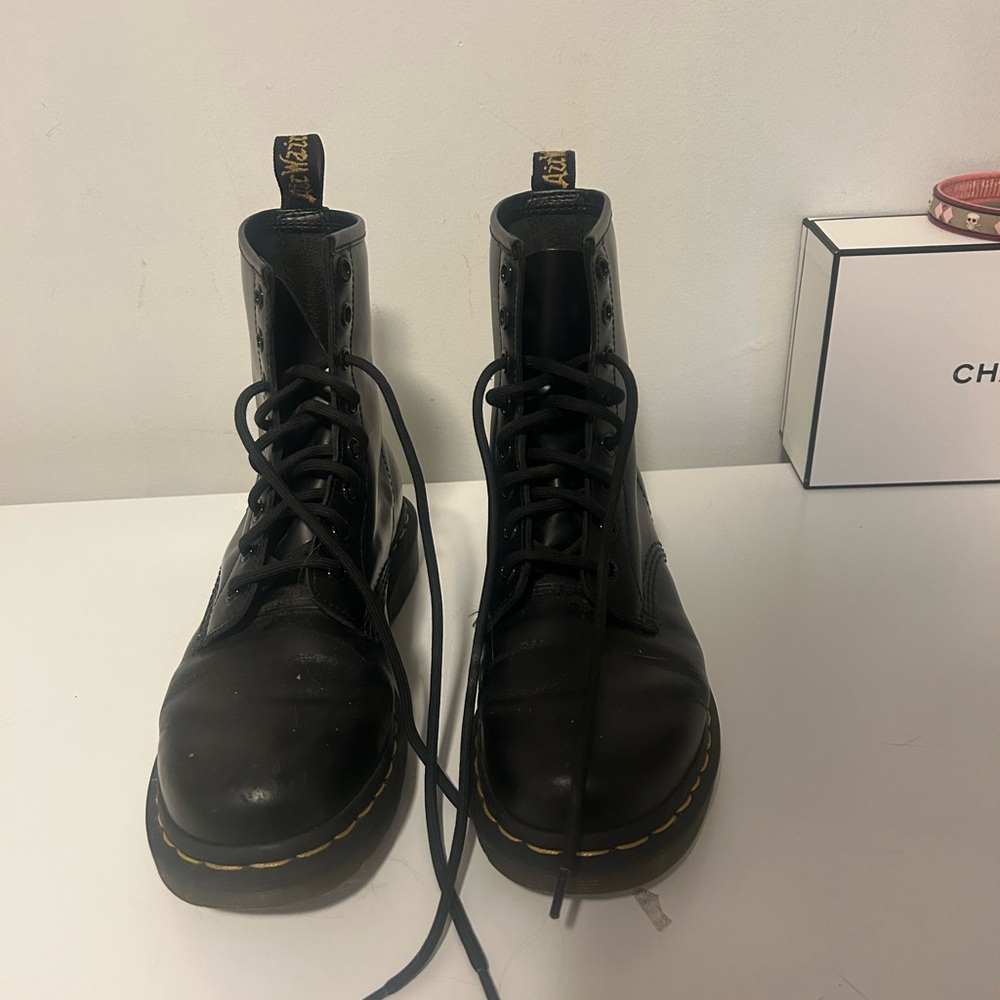 Dr. Martens Black Lace-Up Boots